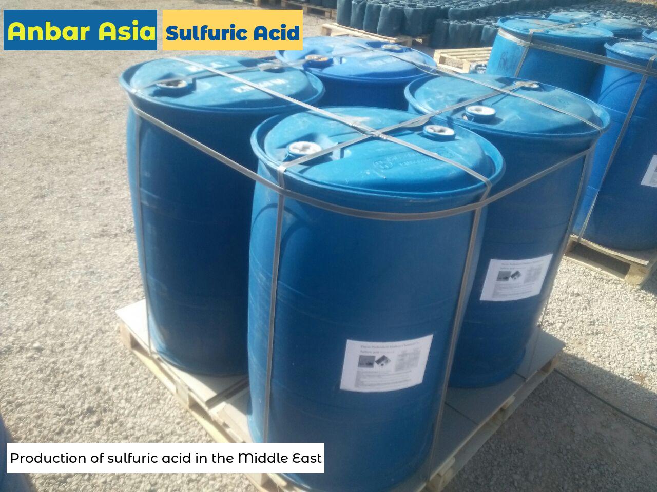 Production of sulfuric acid in the Middle East