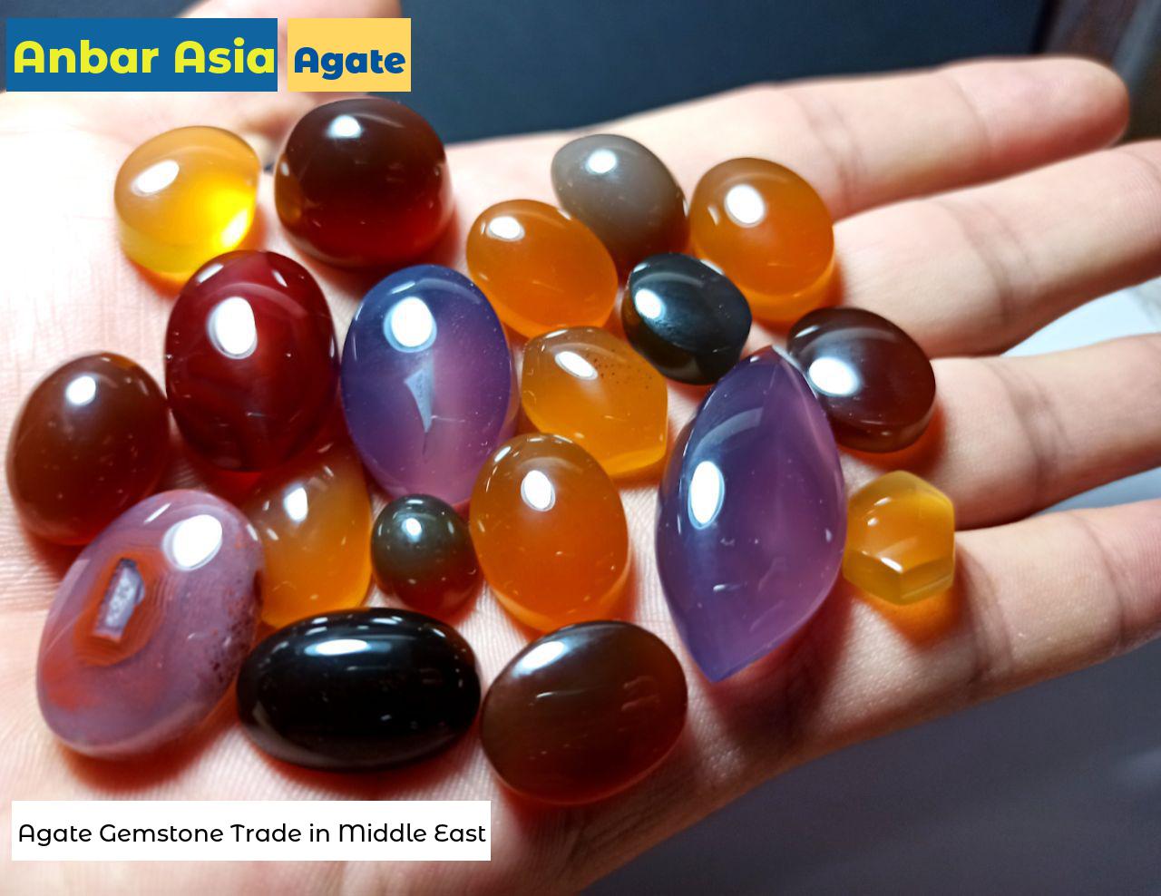 Agate Gemstone Trade in Middle East