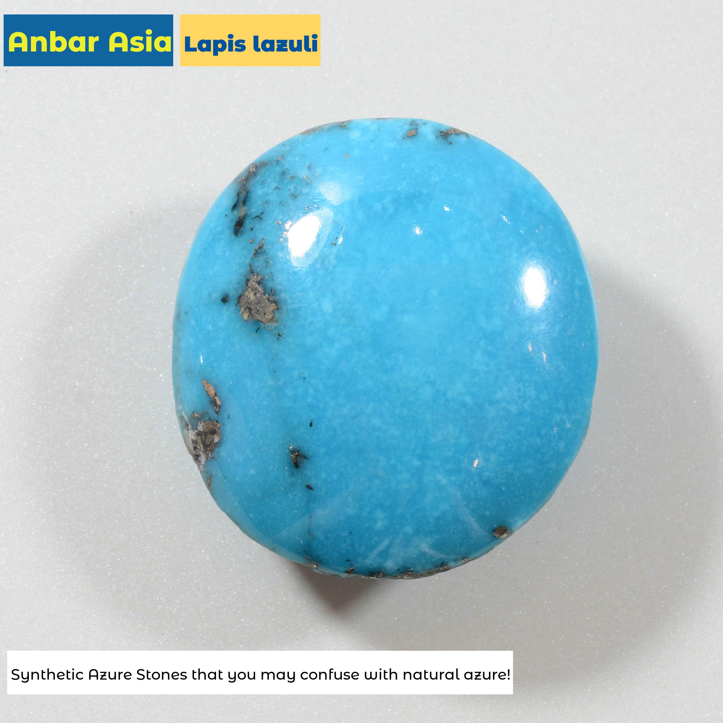 Synthetic Azure Stones that you may confuse with natural azure!