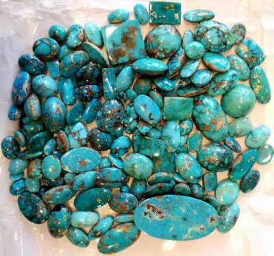 Turquoise is found in blue and sometimes green and pale yellow color in Middle East