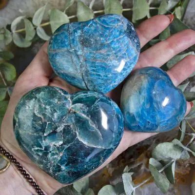 The color of Apatite is purple, pink, blue and green, and sometimes bright