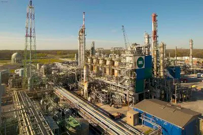 Total production of 22% of the world's ethylene is carried out in the Middle East
