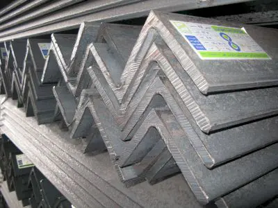 Steel corner profiles or angle bars