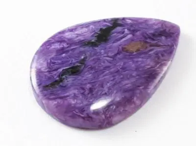 The original and natural charoite has striped patterns and spots and Wash Charoite hot soapy water and a soft brush