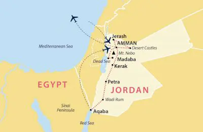 Jordan in West Asia and tangent to the Gulf of Aqaba is in the best location for trading