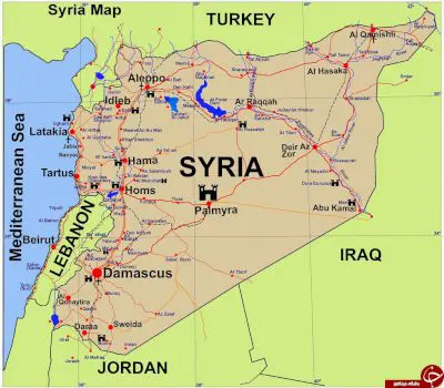 Syria is located in West Asia, north of the Arabian Peninsula in the Middle East‎