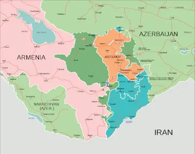 ما هي جغرافيا أرمينيا وماذا يجاورها؟